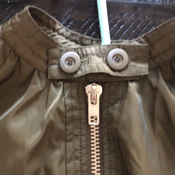 Free People Bomber Flight Jacket Olive Green Pockets Lightweight Size XS Coat - Picture 7 of 16